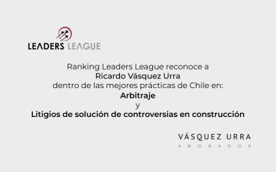 Ricardo Vásquez reconocido por el Ranking Leaders League dentro de las mejores prácticas de Chile