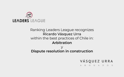 Ricardo Vásquez recognized by the Ranking Leaders League within the best practices in Chile